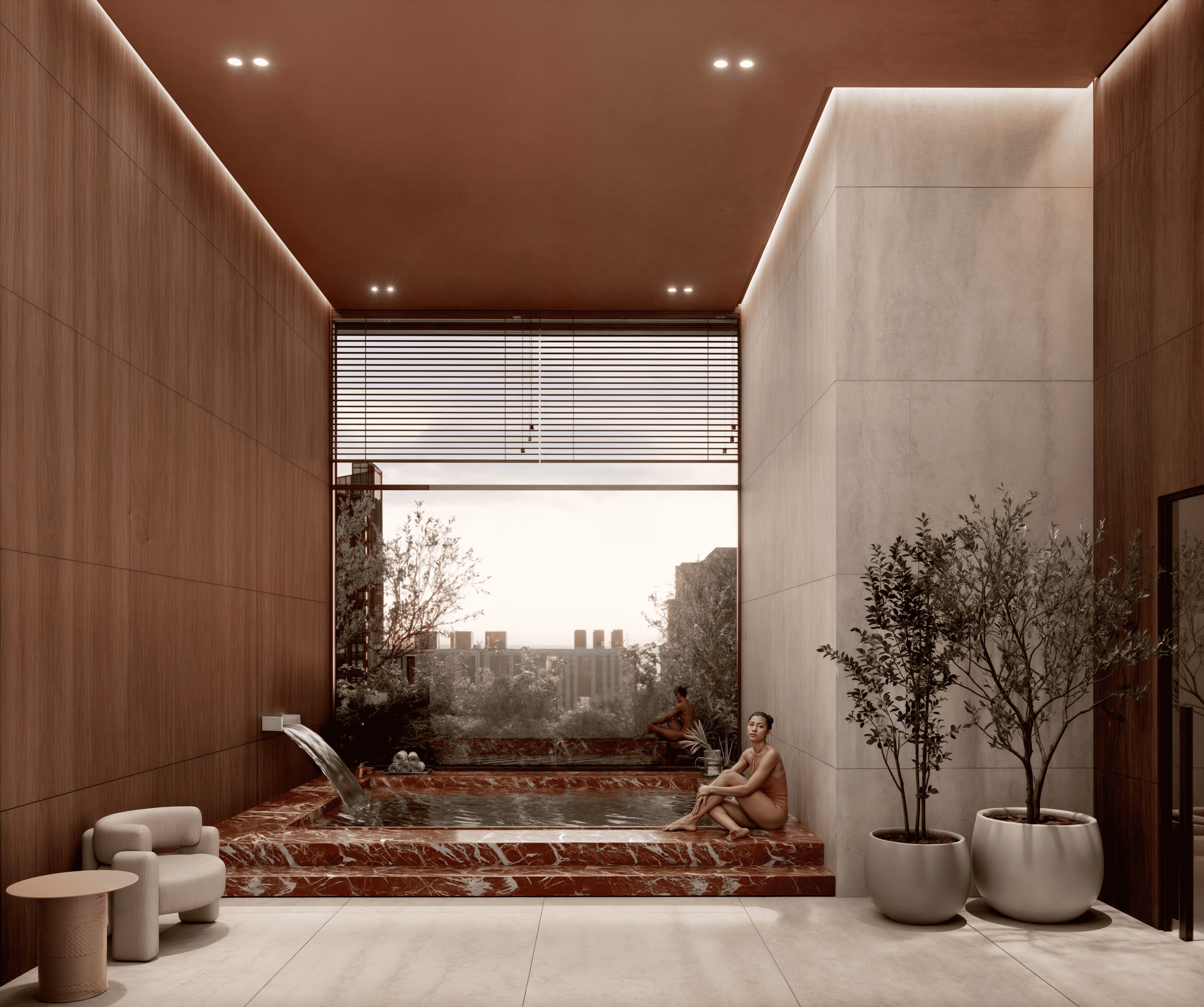 Interior del spa The Sanctuary