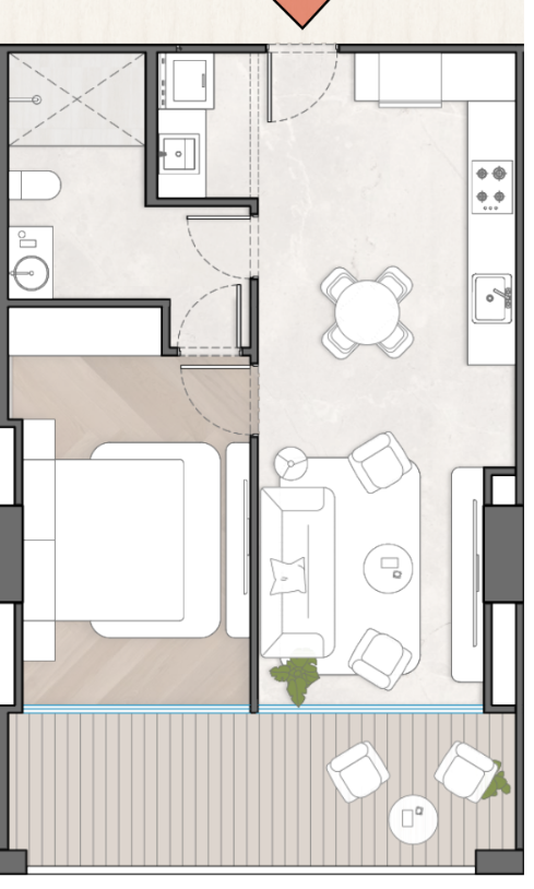 Plano del Apartamento 3-4